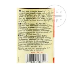 Lee Kum Kee Salsa Di Fagioli Piccanti Ma Po 340g Ingredienti -Negozio al dettaglio stagionatura SI0008 Lee Kum Kee Spicy Bean Sauce Ma Po 3