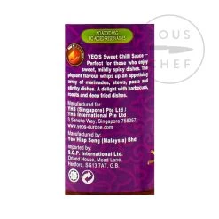Yeo's Sweet Chilli Salsa 300ml -Negozio al dettaglio stagionatura SI0039 Yeo s Sweet Chilli Sauce 3