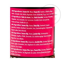 Bolst's Curry Pasta Calda 280g Ingredienti -Negozio al dettaglio stagionatura SI0078 Bolt s Curry Paste Hot 3