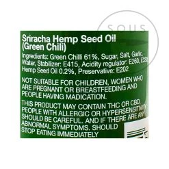 Flying Goose Ingredienti Della Salsa Di Canapa Di Pollo Dell'oca Volante Sriracha -Negozio al dettaglio stagionatura SI0107B FlyingGooseSrirachaChilliSauceHemp455ml ING