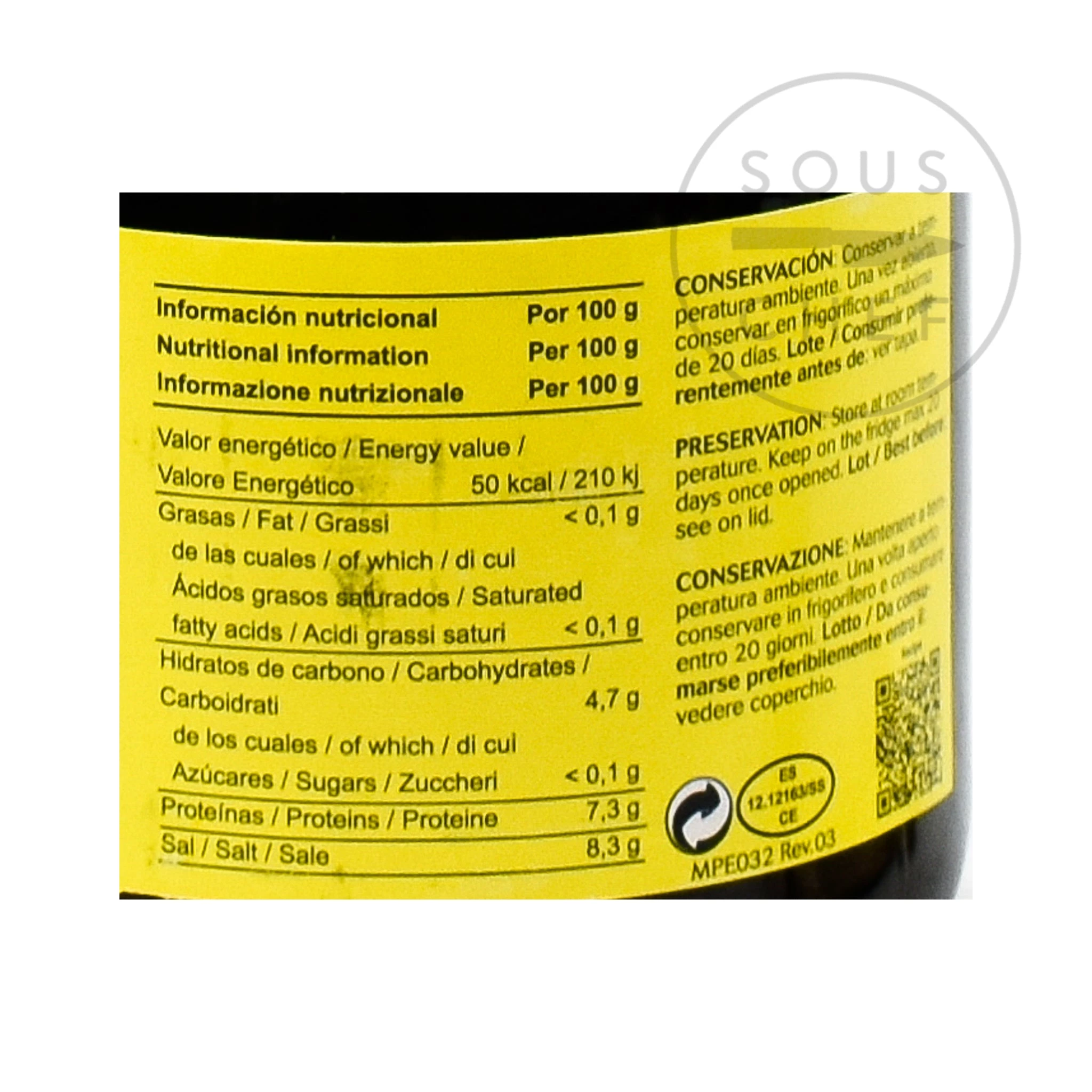 Nortindal Squid Ink Jar (Cuttlefish Ink) Seaweed & Squid Ink 6 Nortindal Squid Ink Jar (Cuttlefish Ink) Seaweed & Squid Ink - immagine 4