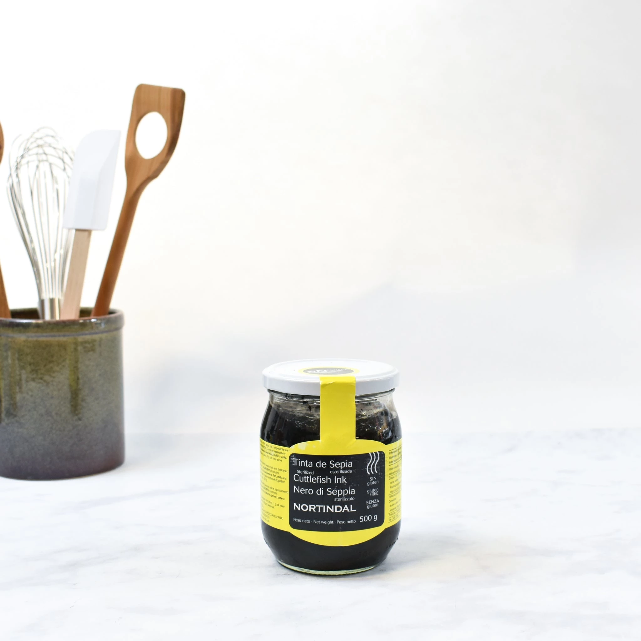 Nortindal Squid Ink Jar (Cuttlefish Ink) Seaweed & Squid Ink 8 Nortindal Squid Ink Jar (Cuttlefish Ink) Seaweed & Squid Ink - immagine 6