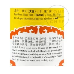 Yang Jiang Preservato Fagioli Neri 400g 7 Yang Jiang Preservato Fagioli Neri 400g -Negozio al dettaglio stagionatura Salted Black Bean with Ginger 3