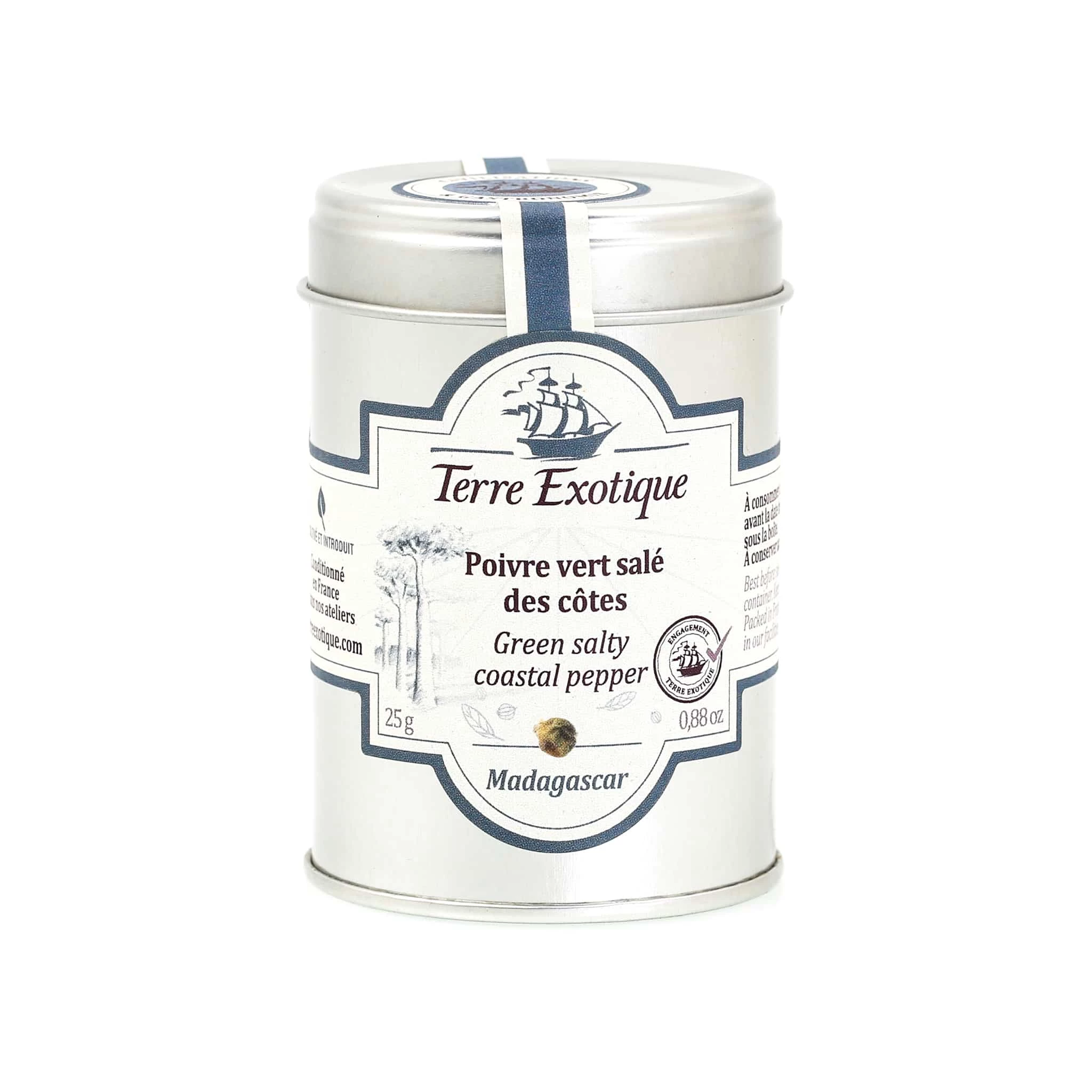 Terre Exotique Green Salty Coastal Pepper 25g Ingredienti 3 Terre Exotique Green Salty Coastal Pepper 25g Ingredienti