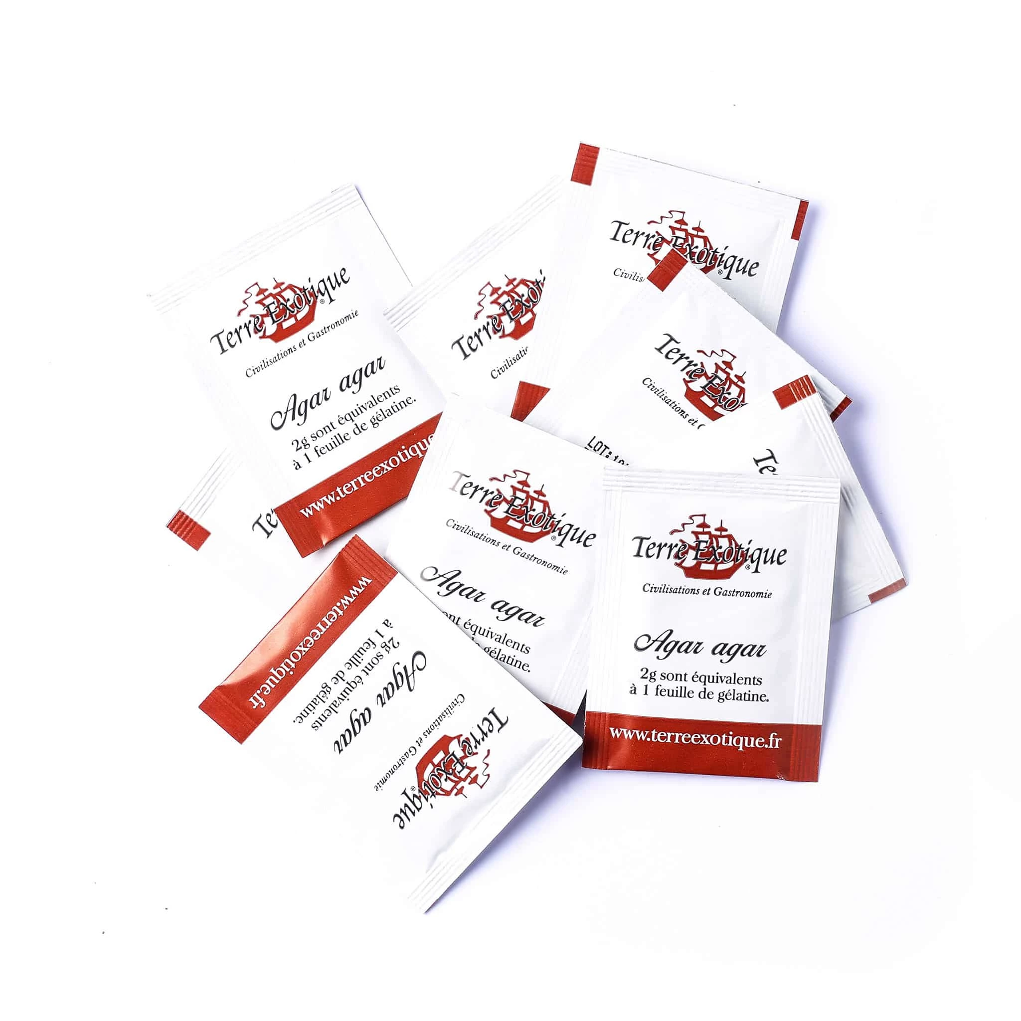 Terre Exotique Agar Agar Polvere 24g (2g Sacchetti X 12) 5 Terre Exotique Agar Agar Polvere 24g (2g Sacchetti X 12) - immagine 3