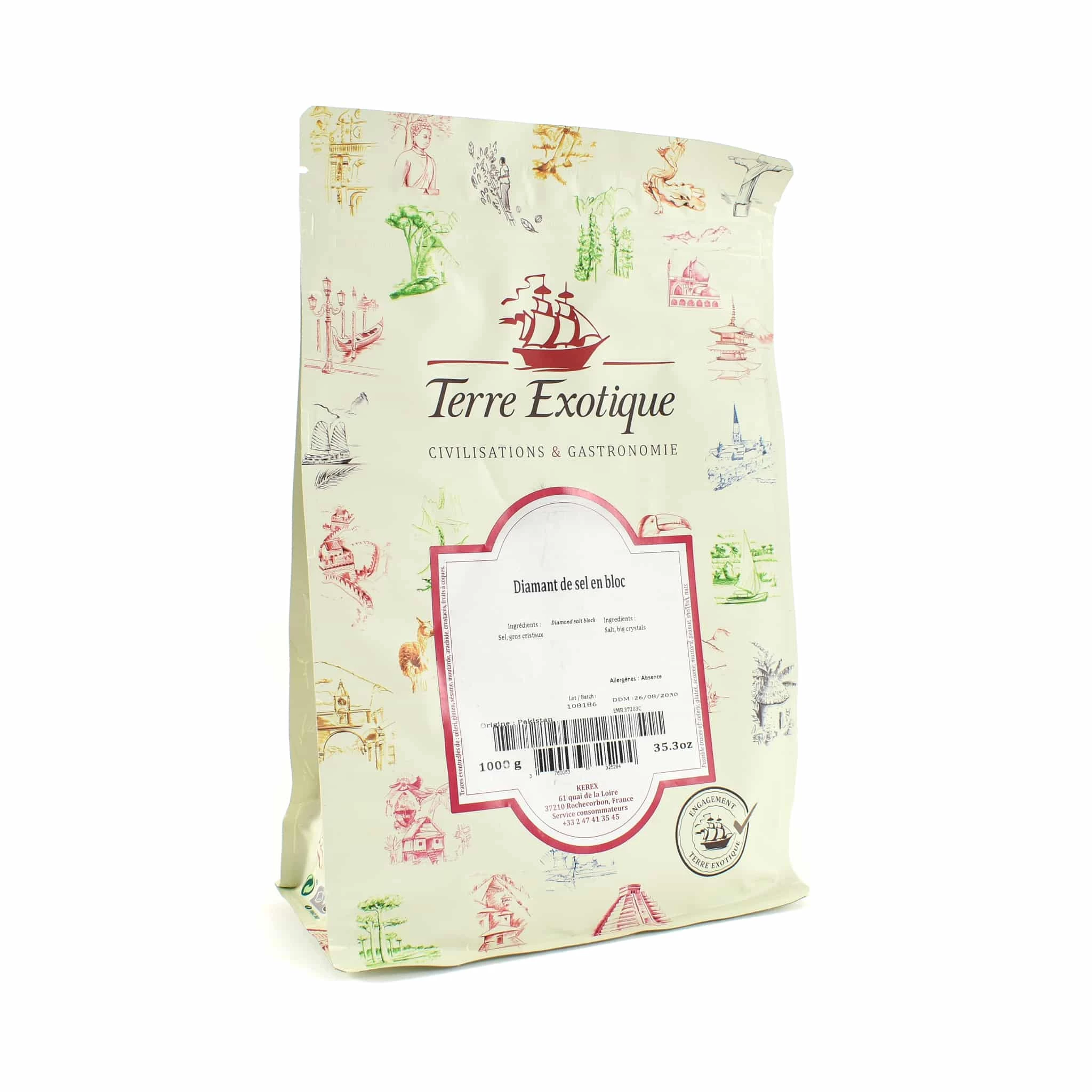 Terre Exotique Grandi Cristalli Di Sale Dell'Himalaya 1kg 3 Terre Exotique Grandi Cristalli Di Sale Dell'Himalaya 1kg