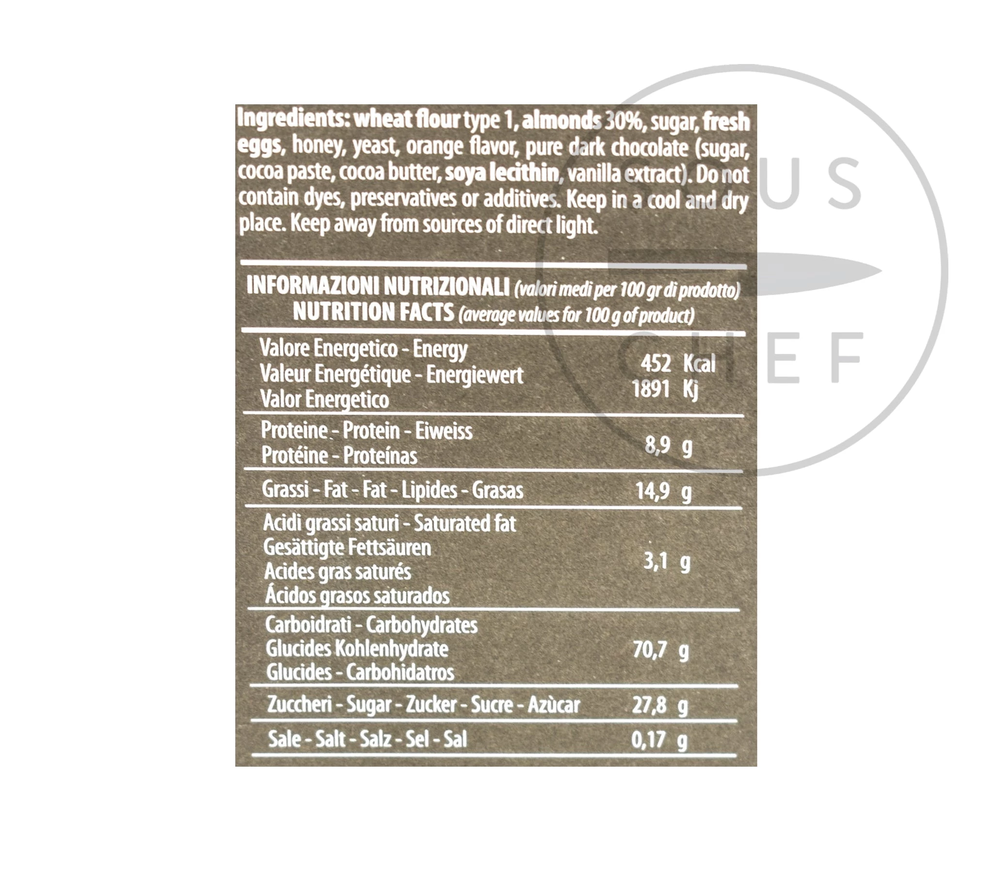 Desideri Cioccolato Coperto Cantuccini Di Prato 180g Ingredienti 4 Desideri Cioccolato Coperto Cantuccini Di Prato 180g Ingredienti - immagine 2