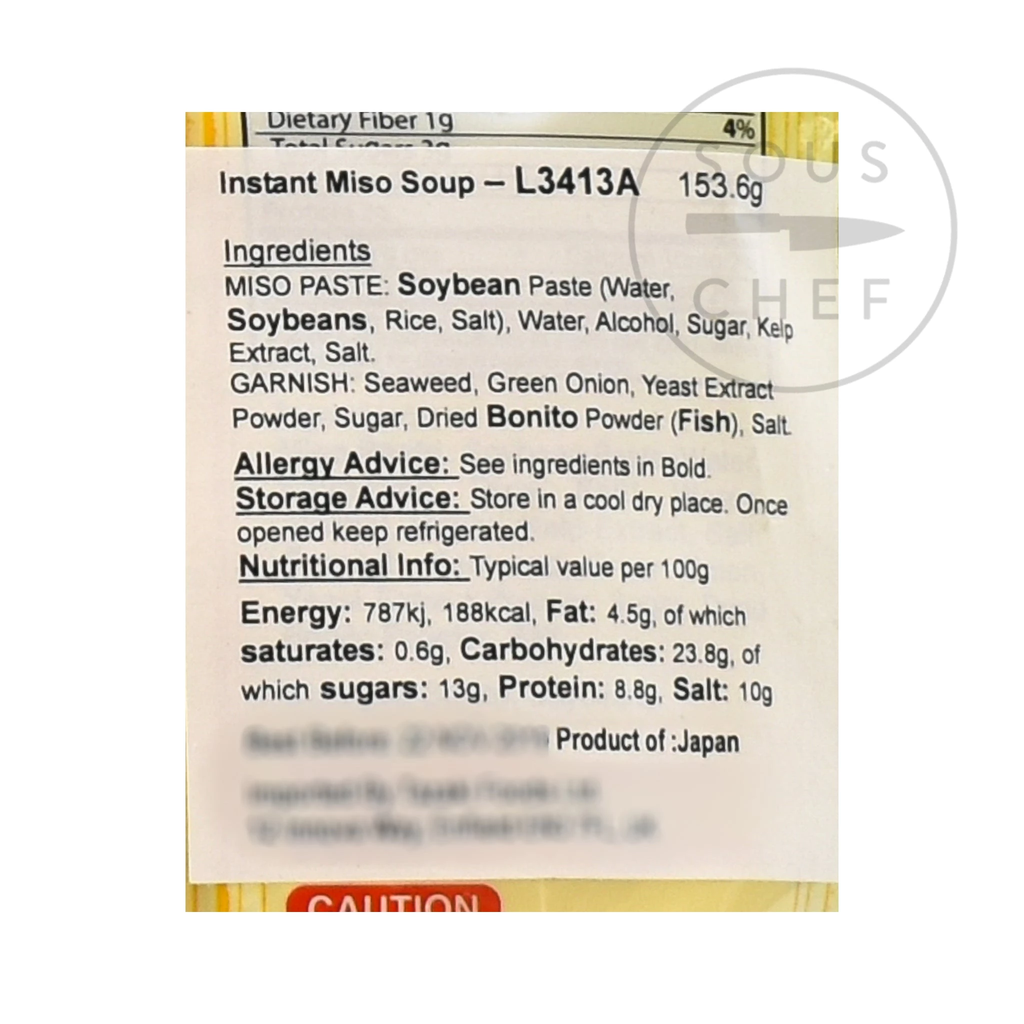 Hikari Instant Miso Zuppa Con Cipolla Verde 8 X 22g Servimenti 4 Hikari Instant Miso Zuppa Con Cipolla Verde 8 X 22g Servimenti - immagine 2