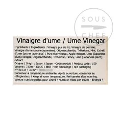 Oochi Ume Aceto Bevente 720ml Ingredienti -Negozio al dettaglio stagionatura UI0011 UmeDrinkingVinegar 1