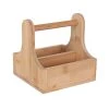 Viejovalle Bamboo Condimento Caddy Con Maniglia Da Tavola