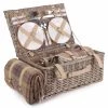Willow Direct Tartan Picnic Hamper Per 4 Lavanda -Negozio al dettaglio stagionatura WD0004 TartanPicnicHamperfor4Lavender