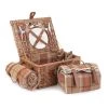 Willow Direct Willow Diretto Tartan Picnic Hamper Per 2 Autunno Rosso