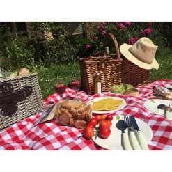 Les Jardins De La Comtesse Outdoor Tableware Champs Elysées Picnic Hamper Per 6 -Negozio al dettaglio stagionatura ambiance saint germain lifestyle hamper