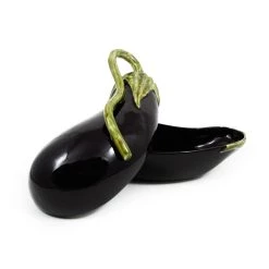 Bordallo Pinheiro Aubergine Dish 28cm Stoviglie