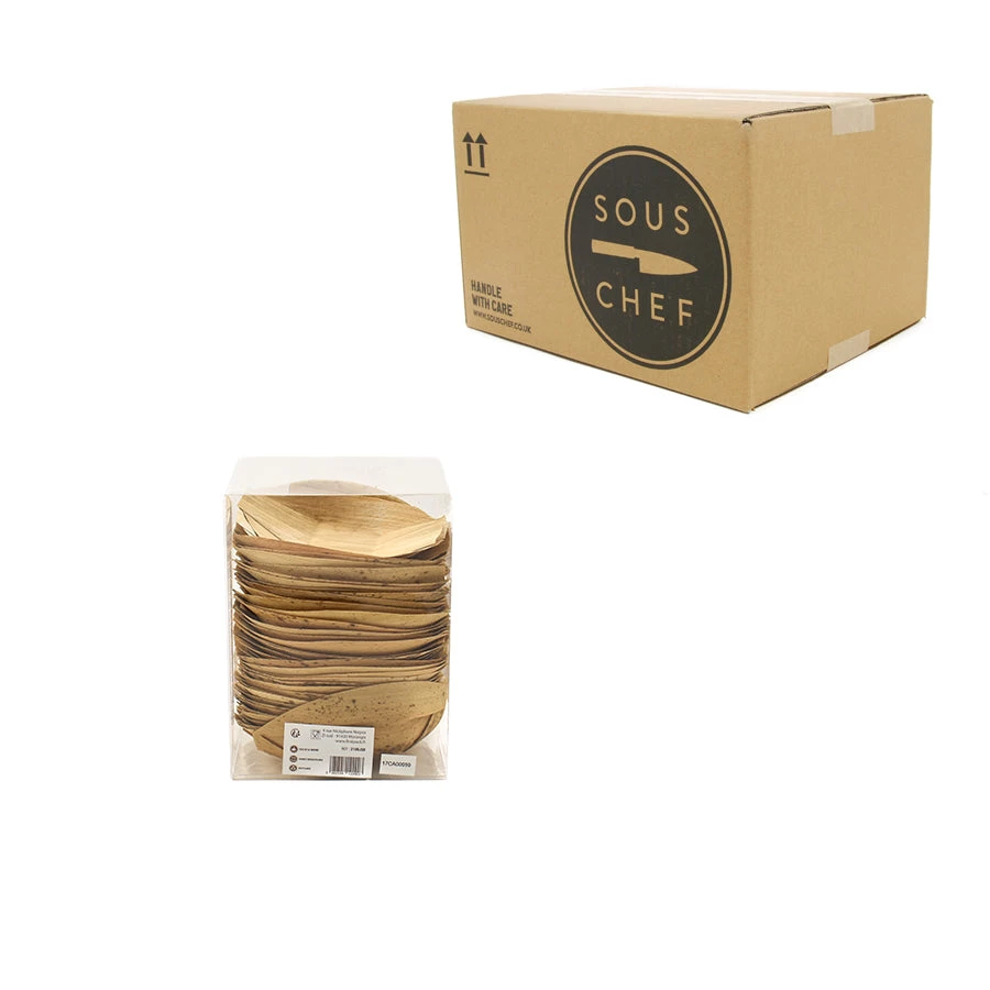 Sous Chef Bamboo Leaf Canape Boat 7 Sous Chef Bamboo Leaf Canape Boat - immagine 5