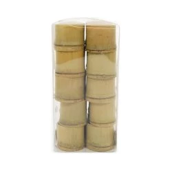 First Pack Prima Confezione Tazze Di Torta Di Bambù 50ml Da Tavola -Negozio al dettaglio stagionatura bamboo sake cups 2