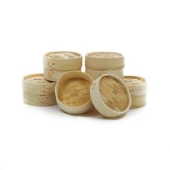 First Pack Mini Bamboo Steamers Per La Prima Confezione