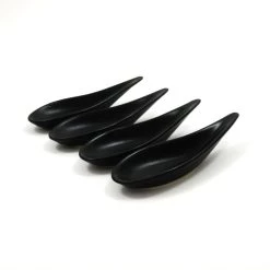 Kiji Stoneware & Ceramics Kiji Stoneware & Ceramica Tableware Gres Porcellanato Bianco Curvo Canape Spoon X 12 7 Kiji Stoneware & Ceramics Kiji Stoneware & Ceramica Tableware Gres Porcellanato Bianco Curvo Canape Spoon X 12 -Negozio al dettaglio stagionatura black canape spoons 1