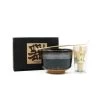 Kiji Stoneware & Ceramics Kiji Stoneware & Ceramica Glaze Nero Matcha Bowl Set Da Tavola -Negozio al dettaglio stagionatura black glaze matcha bowl set box