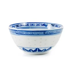 Chinese Tableware Cinese Da Tavola Blue Rice Pattern Rice Bowl 11,5cm Da Tavola