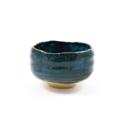 Kiji Stoneware & Ceramics Kiji Stoneware & Ceramica Blue Storm Matcha Bowl Tableware