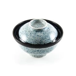 Kiji Stoneware & Ceramics Kiji Stoneware & Ceramica Blue Wave Covered Bowl -Negozio al dettaglio stagionatura blue wave covered bowl 4