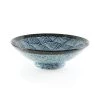 Kiji Stoneware & Ceramics Kiji Stoneware & Ceramics Blue Wave Large Shallow Bowl -Negozio al dettaglio stagionatura blue wave large shallow bowl