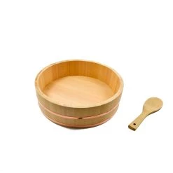 Sous Chef Cypress & Copper Hangiri Sushi Barrel Cookware 18 Sous Chef Cypress & Copper Hangiri Sushi Barrel Cookware -Negozio al dettaglio stagionatura cypress copper hangiri barrel 30cm