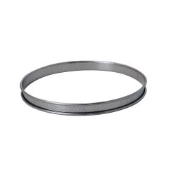 Anello Di Crostata In Acciaio Inox Perforato Con Pentole De Buyer