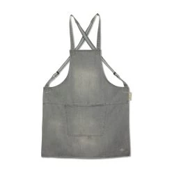 Cookware Dutchdeluxes Denim Suspender Grembiule In Grigio