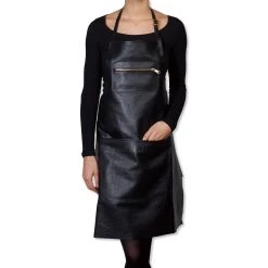 Dutchdeluxes Olandesedeluxes In Pelle Cerniera Grembiule In Nero Classico 11 Dutchdeluxes Olandesedeluxes In Pelle Cerniera Grembiule In Nero Classico -Negozio al dettaglio stagionatura dutch deluxes leather zipper apron classic black model