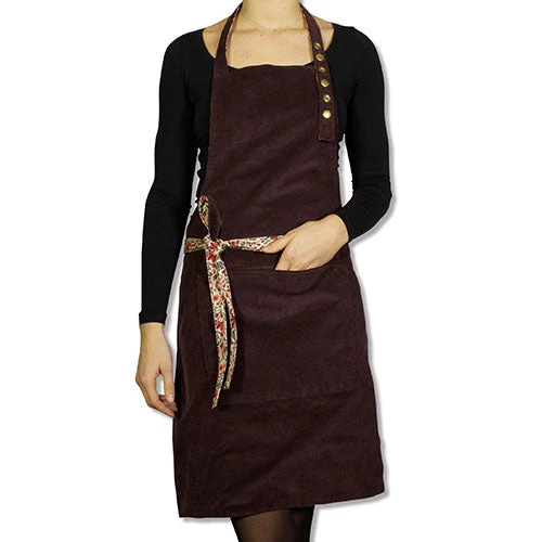 Grembiule Reversibile Dutchdeluxes - Pentole Da Campo Viola E Fiore 4 Grembiule Reversibile Dutchdeluxes - Pentole Da Campo Viola E Fiore - immagine 2