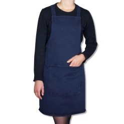 Dutchdeluxes Olandesedeluxes Tela Suspender Grembiule In Blu Scuro 10 Dutchdeluxes Olandesedeluxes Tela Suspender Grembiule In Blu Scuro -Negozio al dettaglio stagionatura dutch deluxes suspender denim apron dark blue model