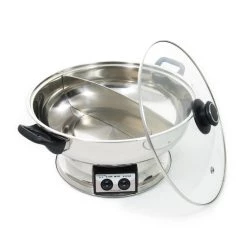 HSK Table Top Cinese Hot Pot 4.5 Litres, Servire 6-8 -Negozio al dettaglio stagionatura electric hotpot
