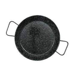 La Pentola Ideale Smaltata 8 Persona Paella Pan 33,5cm