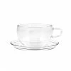 Trendglas Glass Teacup & Saucer 400ml -Negozio al dettaglio stagionatura glass teacup saucer