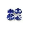Kiji Stoneware & Ceramics Kiji Stoneware & Ceramica Tavolo Giappone Design Blue & White Chopstick Rest Set