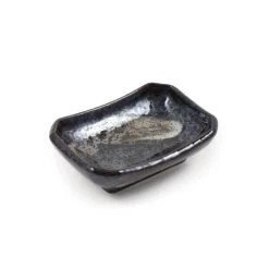 Kiji Stoneware & Ceramics Kiji Stoneware & Ceramica Karasuba-Iro Salsa Di Soia Stoviglie -Negozio al dettaglio stagionatura karasuba iro soy sauce dish 2
