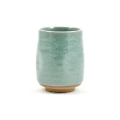Kiji Stoneware & Ceramics Kiji Stoneware & Ceramica Tableware Grande Uovo Di Anatra Blu Glaze Tea Cup