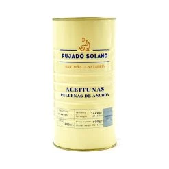 Pujado Solano Manzanilla Olive Con Acciuga 1,4kg Ingredienti