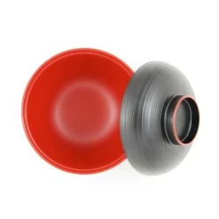 Kiji Stoneware & Ceramics Kiji Stoneware & Ceramica Tableware Miso Soup Bowl -Negozio al dettaglio stagionatura miso soup bowl red and black top1