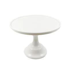 Mosser Glass White Milk Glass Cake Stand Professional Patisserie Forniture