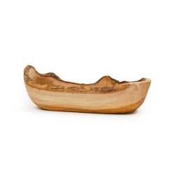 Naturally Med Naturalmente Med Legno Di Oliva Rustico Serving Bowl 27cm Da Tavola -Negozio al dettaglio stagionatura olive wood rustic serving bowl small 1