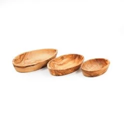 Naturally Med Naturalmente Med Posate In Legno D'olivo Piatto Bowl Set