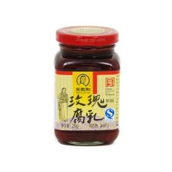 WZH Rose Bean Curd - Conservato Red Beancurd 250g Ingredienti