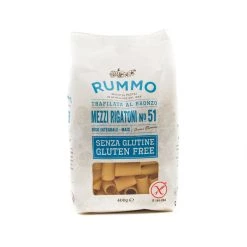 Ingredienti Rummo Gluten Free Mezzi Rigatoni 400g