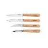 Opinel Essenziali Coltelli Da Cucina In Faggio - Set Di 4 Pentole -Negozio al dettaglio stagionatura s opinel essential beech handle kitchen knives open box 2