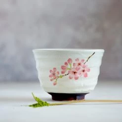 Kiji Stoneware & Ceramics Kiji Stoneware & Ceramica Sakura Blossom Matcha Bowl