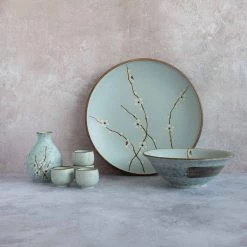 Kiji Stoneware & Ceramics Kiji Stoneware & Ceramica Tavola Sakura Blossom Lato Piatto 19cm X 13cm -Negozio al dettaglio stagionatura sakura blossom tableware side 233ce64c b1d8 45f3 ba5d bf7791fc685d