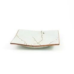 Kiji Stoneware & Ceramics Kiji Stoneware & Ceramica Sakura Blossom Piatto Quadrato